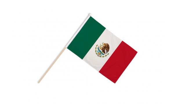 Mexico Hand Flags
